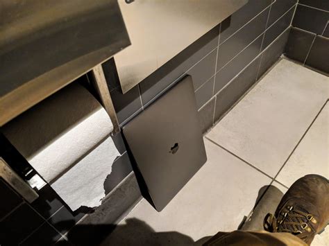 pooping in a laptop and closing it|laptop while on the toilet reddit.